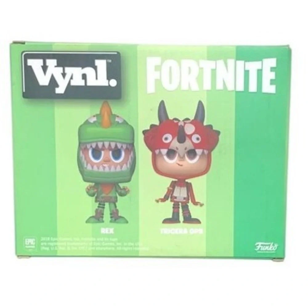 Funko Vynl Fortnite Rex and Tricera Ops‎ 2-Pack Vinyl Figures 2018 New